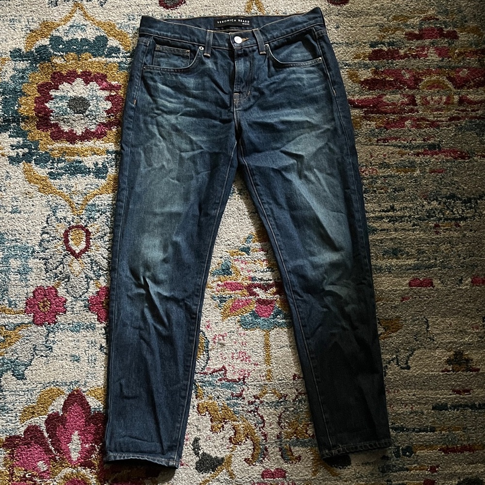Veronica Beard Apollo Wash Straight Leg Jeans